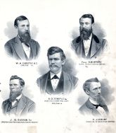 W.H. Christie, H.W. Myers, A.D. Temple, J.D. Duggan, C.J. Colby, Union County 1876